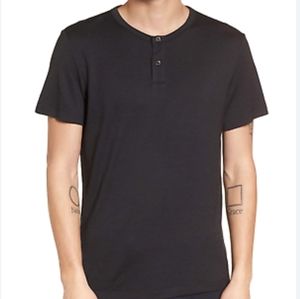 THEORY Gaskell Short Sleeve Henley T-shirt Sz XXL